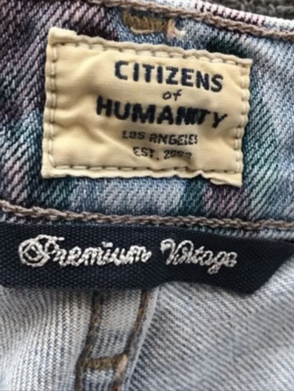 Citizens of Humanity Olivia Crop high rise slim jeans in size 25.